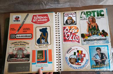 Album Vintage con adesivi anni 80/90 