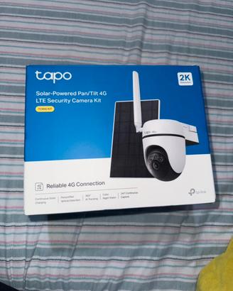 telecamera Tapo TC90G con pannello solare