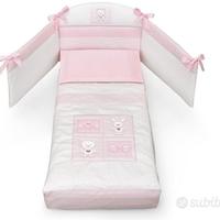 Completo Piumone Erbesi Candy Rosa