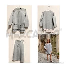 ABITO B SMANICATO + TRENCH GRIGIO ARMANI JUNIOR CO