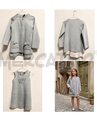 ABITO B SMANICATO + TRENCH GRIGIO ARMANI JUNIOR CO