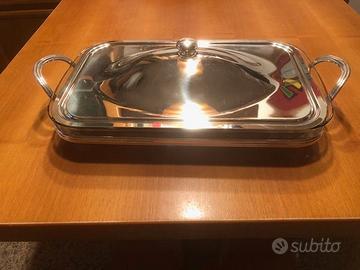 Vassoio portavivande silverplate "Maestri"