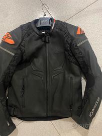 Giacca in pelle traforata ktm