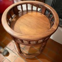 Gueridon  Roulette vintage in legno