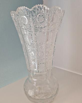 Vaso in cristallo di Boemia