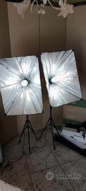 Kit illuminazione softbox
