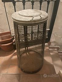 Bidone rifiuti vintage