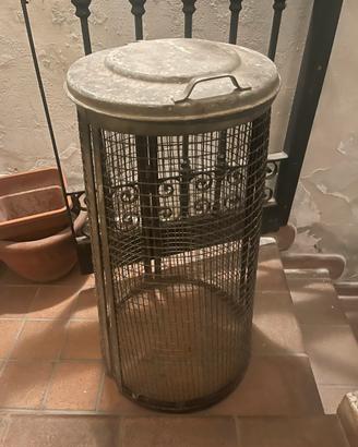 Bidone rifiuti vintage