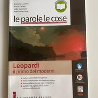 Libro "Le parole le cose Leopardi"