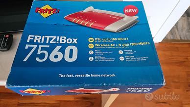 FRITZBox 7560 modem router VDSL/ADSL Wi‑Fi AC