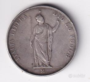 italia stai-5 lire 1848-milano-governo provvisorio