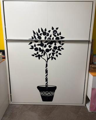 Letto a scomparsa matrimoniale CLEI