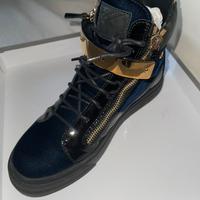 Giuseppe Zanotti COBY - mid top sneakers velluto