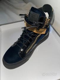 Giuseppe Zanotti COBY - mid top sneakers velluto