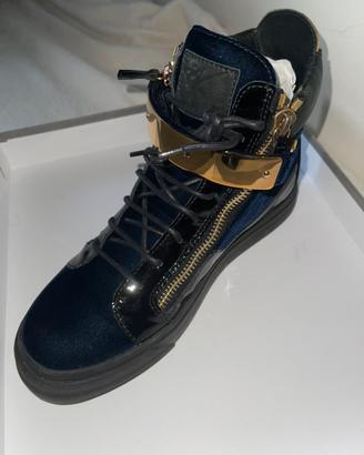 Giuseppe Zanotti COBY - mid top sneakers velluto
