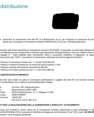Terreno per impianto fotovoltaico