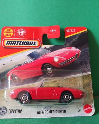 Hot wheels Matchbox Alfa Romeo Duetto