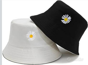 Cappello da pescatore double face con Margherita 