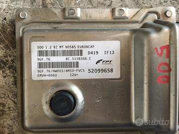 CENTRALINA ECU FIAT 500 Serie 52099658 Benzina 120