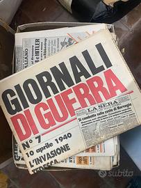 Collezione giornali di guerra storici