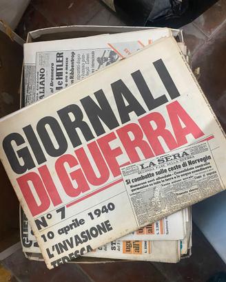 Collezione giornali di guerra storici