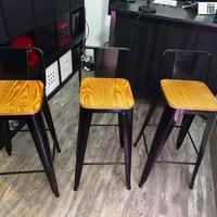 Sgabelli ferro e legno