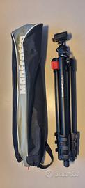 cavalletto treppiede manfrotto 725B con custodia