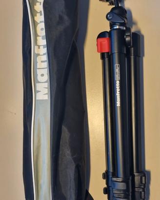 cavalletto treppiede manfrotto 725B con custodia