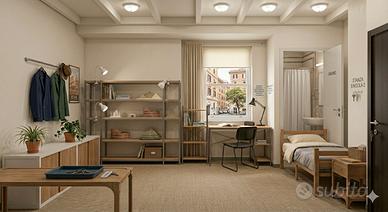 SINGOLA con BAGNO PRIVATO- METRO C / PIGNETO