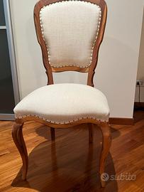 sedie massello imbottite