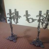 Candelabri in bronzo