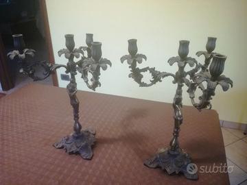 Candelabri in bronzo