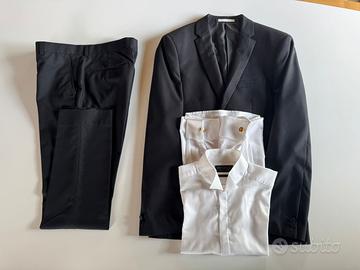 Smoking Moss Broa tg.50 con camicia e gemelli