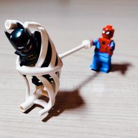 Lego moinifigure di Spider-man con ragnatela maxi
