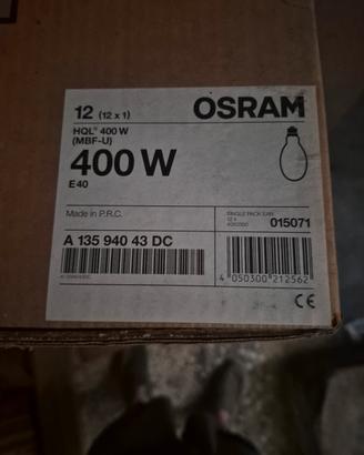 osram HQL 400W LAMPADA A VAPORE DI MERCURIO