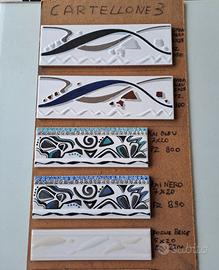 Listelli onda, kai, foglie, rigato, bombato