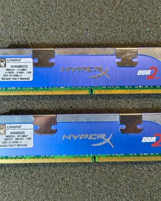 Kit ram Kingston HyperX DDR2 800 4gb