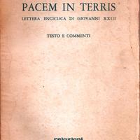 PACEM IN TERRIS (LETTERA ENCICLICA DI GIOVANNI XXI