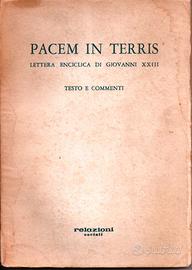 PACEM IN TERRIS (LETTERA ENCICLICA DI GIOVANNI XXI