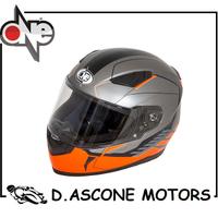 CASCO INTEGRALE DOPPIA VISIERA "GT1" TITANIO/ARANC