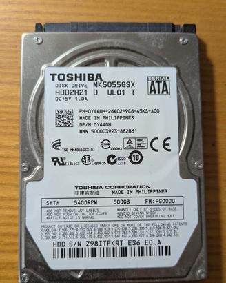 Lotto HDD e SSD 2.5"