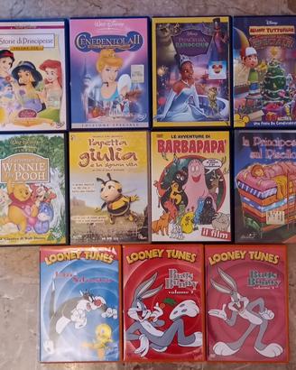 DVD cartoni animati fiabe x bambini ragazzi 