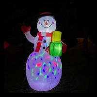 Pupazzo di Neve gonfiabile luminoso LED da esterno