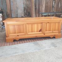 Cassapanca in abete 3 pannelli