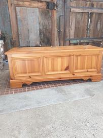 Cassapanca in abete 3 pannelli