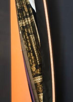 Specchio Ecopelle Mod. Unghia Lipstick  anni '70
