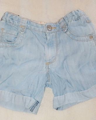 Shorts in Jeans Chiaro - Taglio Casual 