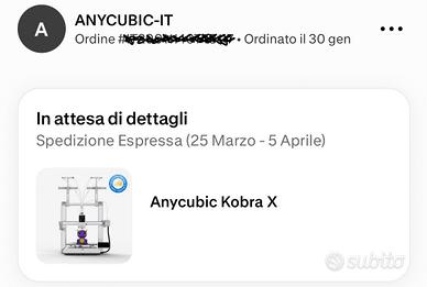 Stampante 3D AnyCubic Kobra X