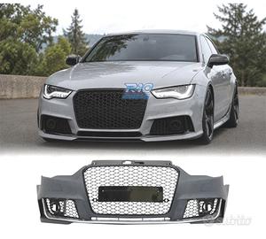 PARAURTI ANTERIORE AUDI A3 8V 12-16 LOOK RS3 NERO 