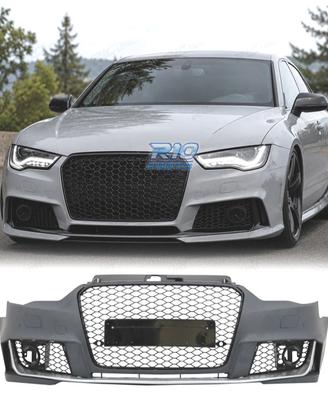 PARAURTI ANTERIORE AUDI A3 8V 12-16 LOOK RS3 NERO 